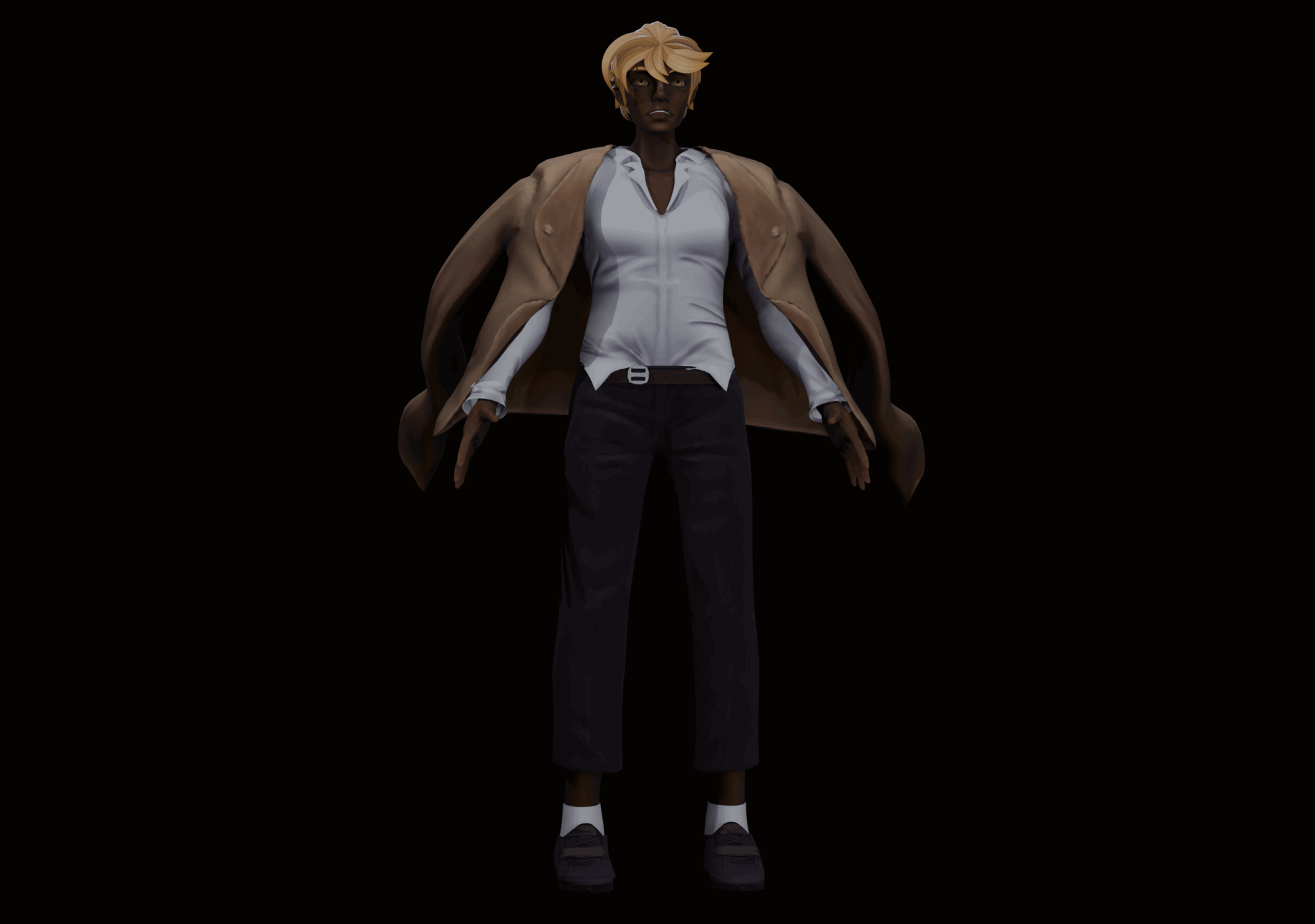 Turnaround of the rendered model.