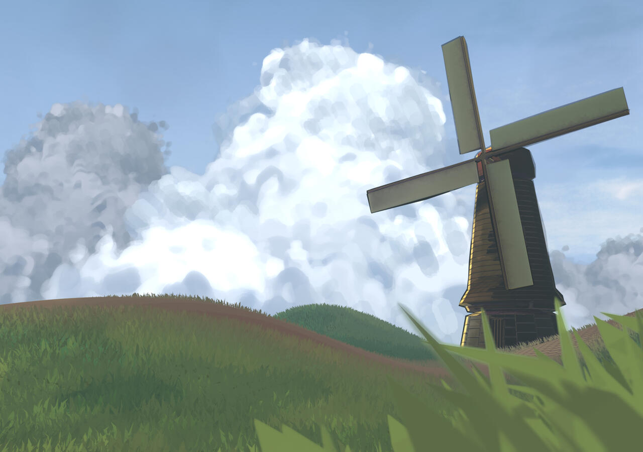 Train Ride Countryside